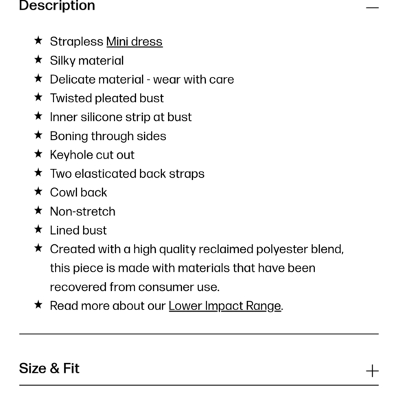 Princess Polly Strapless Dress in Royal Blue - Picture 10 of 12